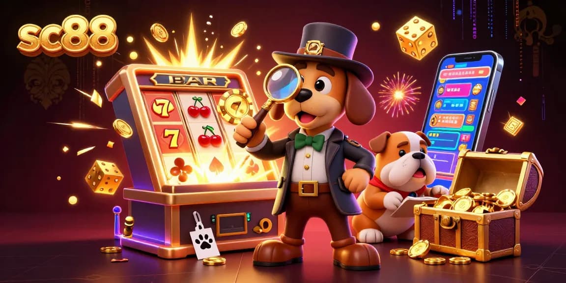 Spin the reels with sc88 for a thrilling jackpot adventure in this vibrant casino scene.