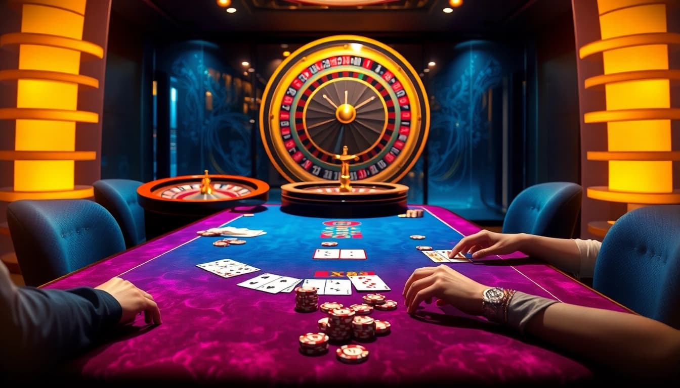 Experience the excitement of nhà cái xx88 with vibrant casino tables and thrilling poker action.