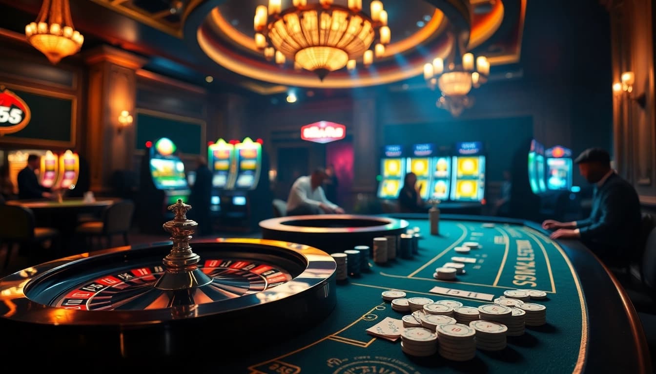 Experience the thrill of gambling at https://bl555.exchange/ with vibrant casino visuals showcasing excitement.