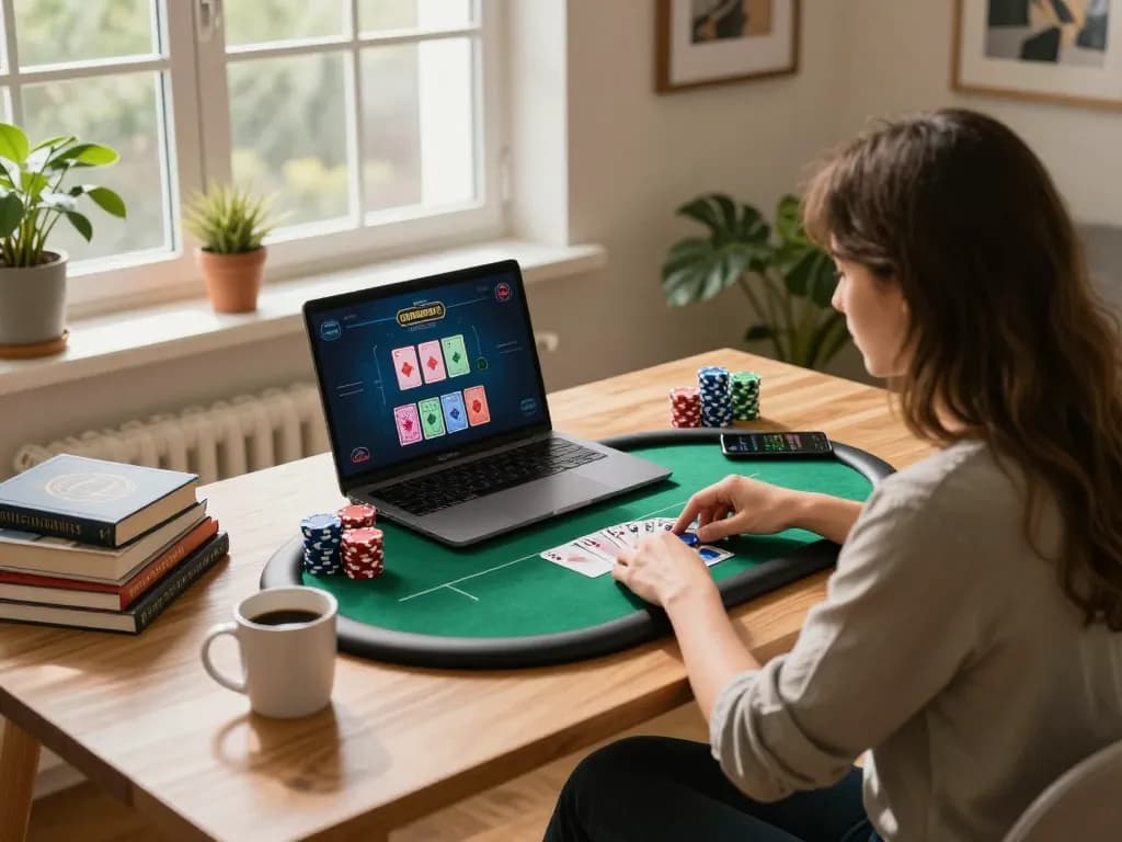 Engaging online poker play on LLwin com platform with colorful cards and chips