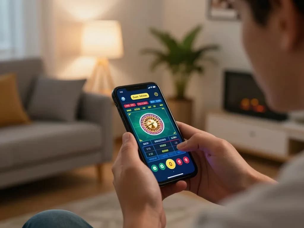 Engage in thrilling gameplay with the casino app from https://rr88co.net/ in a warm home setting.