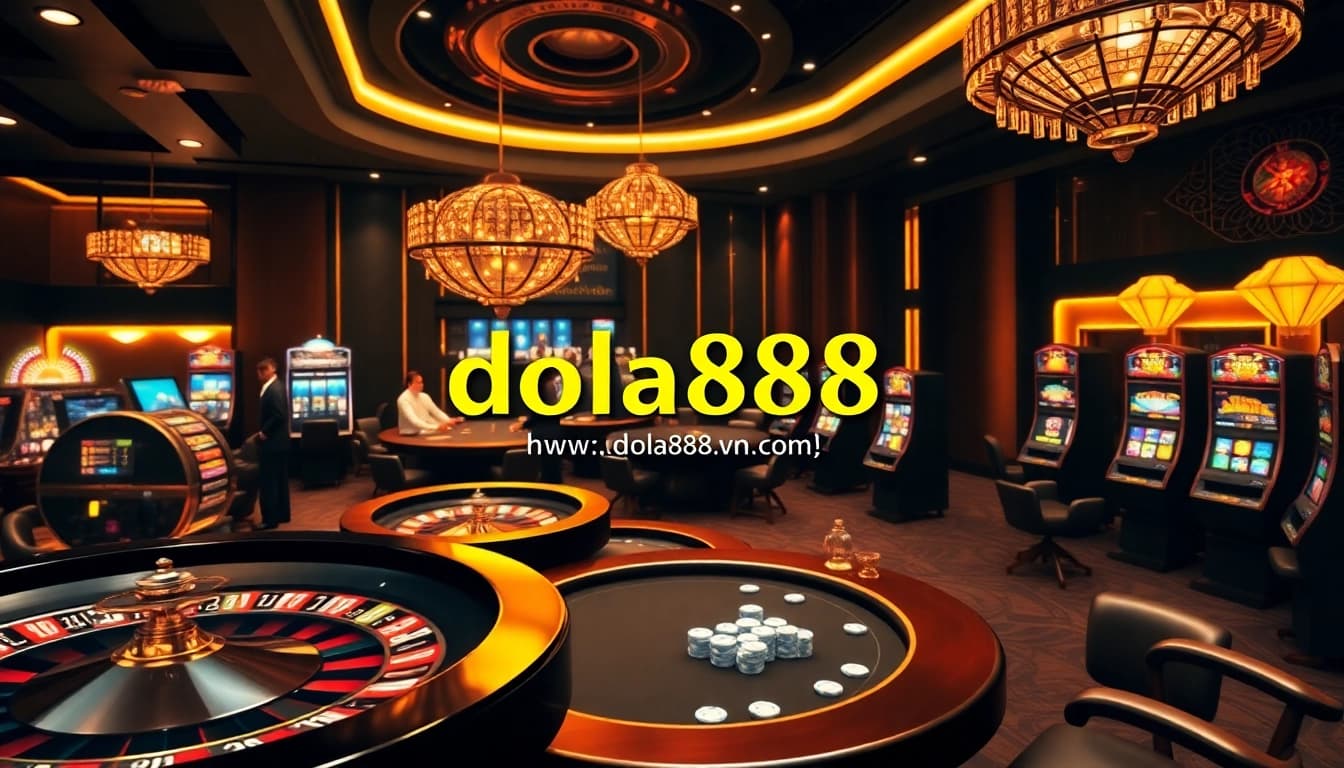 Experience immersive online gambling with the vibrant interface of https://dola88vn.com/, featuring thrilling casino elements.
