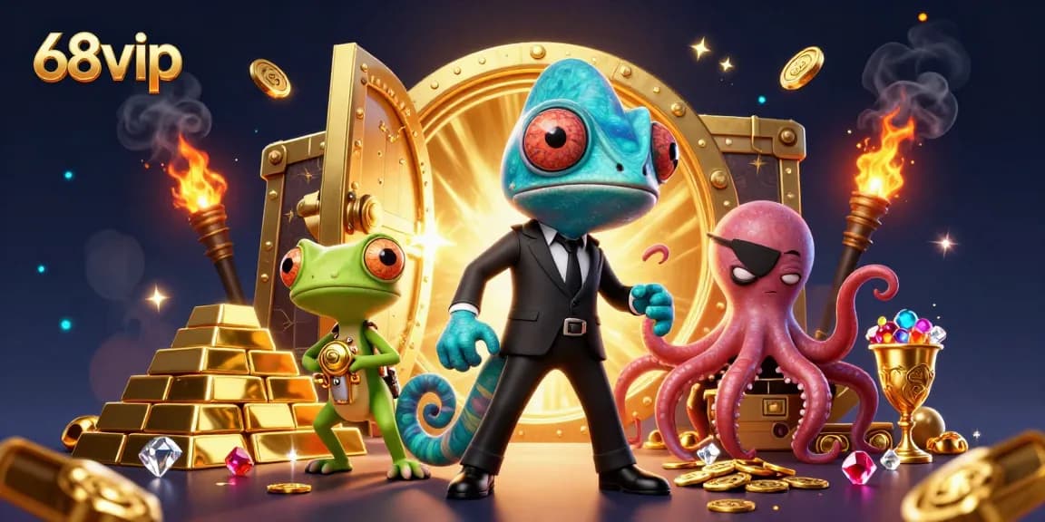 Engage with thrilling 68vip casino adventures featuring golden treasures and dynamic illustrations.