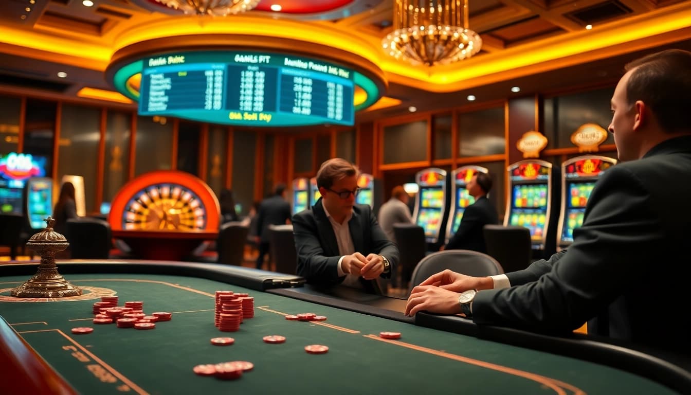 Experience the thrill of gambling at ok365t.fit with lively casino visuals and engaging gameplay.