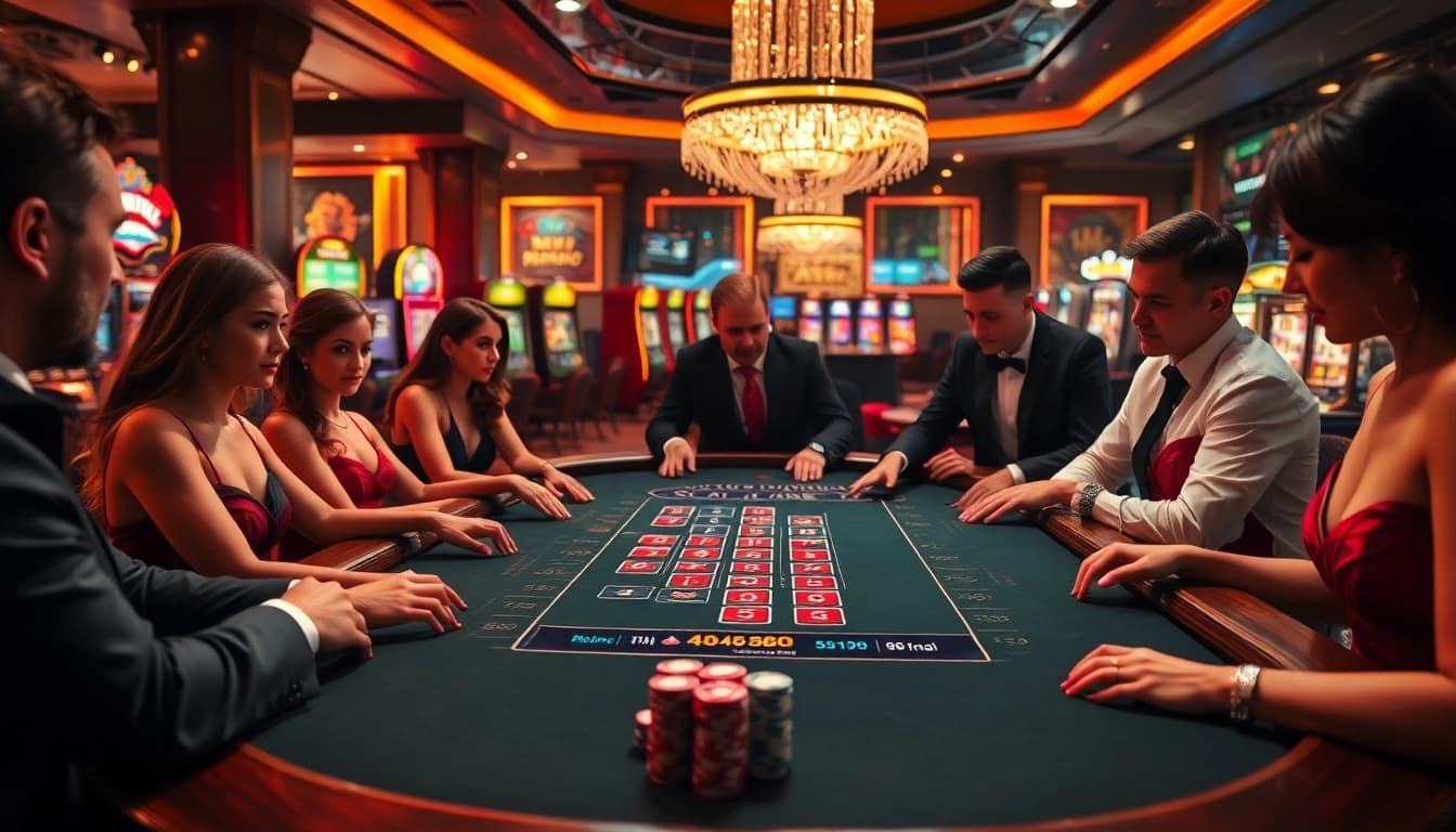 Experience excitement at https://mm88.observer/ with a lively baccarat game and vibrant casino atmosphere.