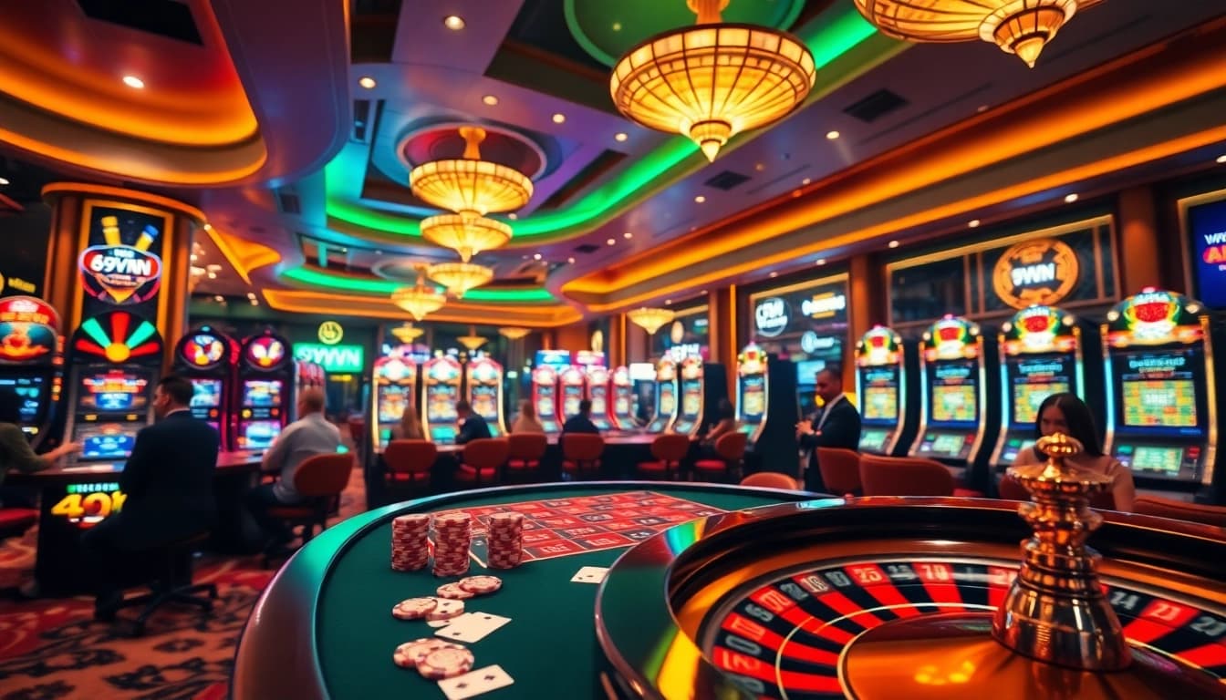 Experience the thrill of gaming at 69VN with vibrant tables, colorful slots, and engaging action.