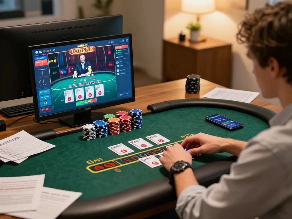 Engage in thrilling online gameplay at LODE88 showcasing live blackjack excitement