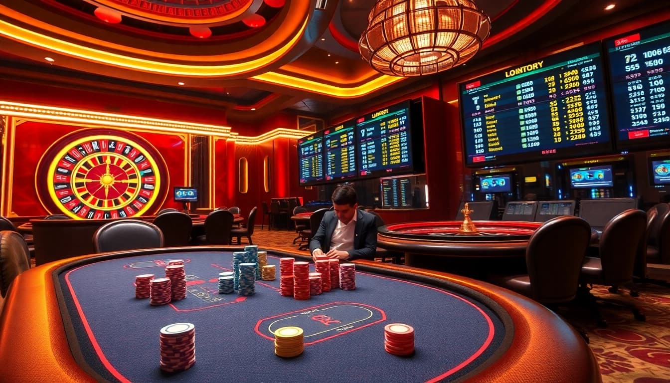 Experience the excitement of gambling at uu88u.jp.net with an upscale casino environment.