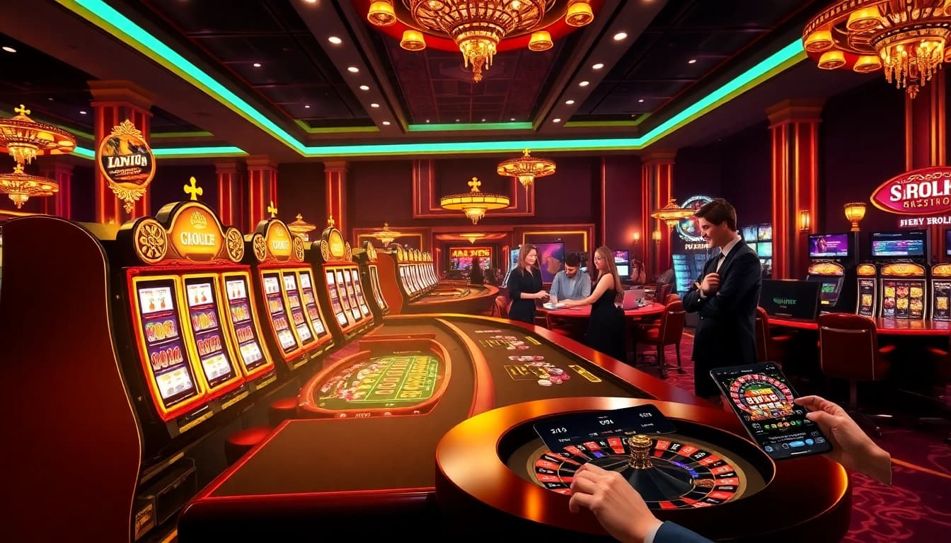 Experience thrilling gameplay at QQ88 with vibrant slot machines and engaging poker tables.