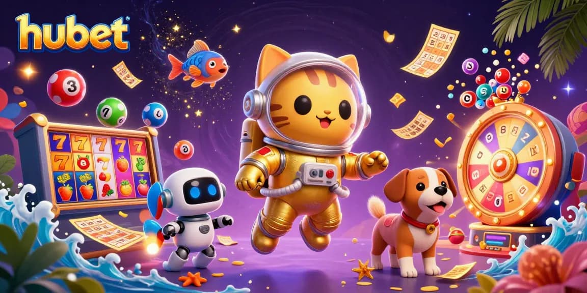 Engage in thrilling gameplay with hubet's captivating casino adventure featuring vibrant slot elements and interactive characters.
