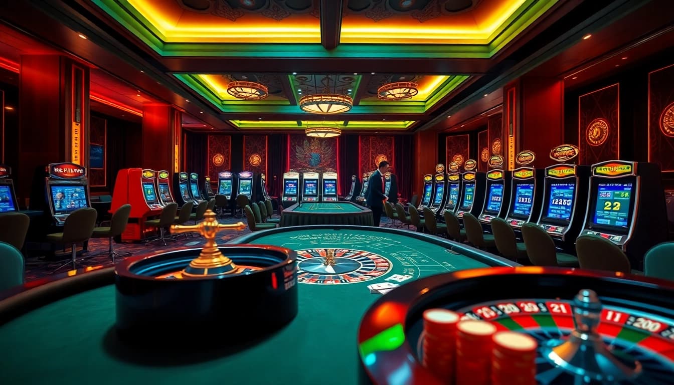 Experience the thrill of gambling at 23win con with vibrant casino games and lively atmosphere.