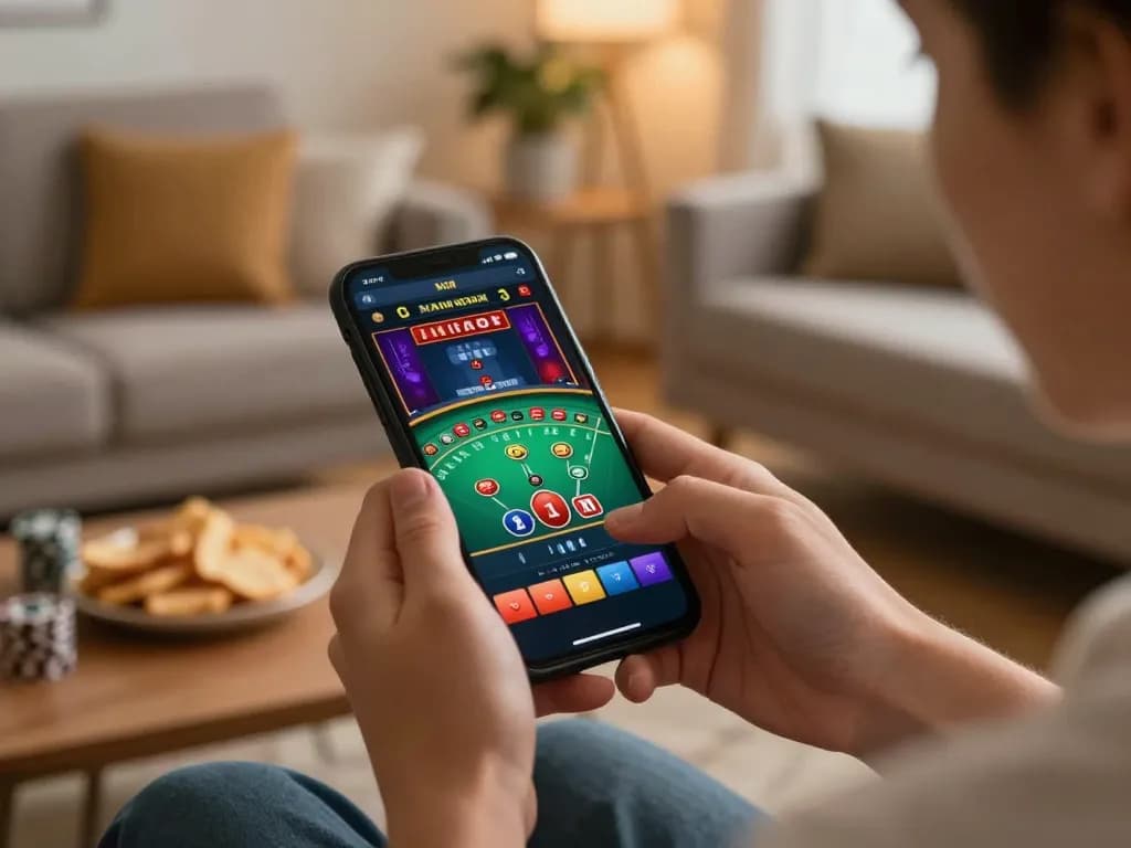 Play blackjack on a mobile app with lc88 best options in a cozy home setting