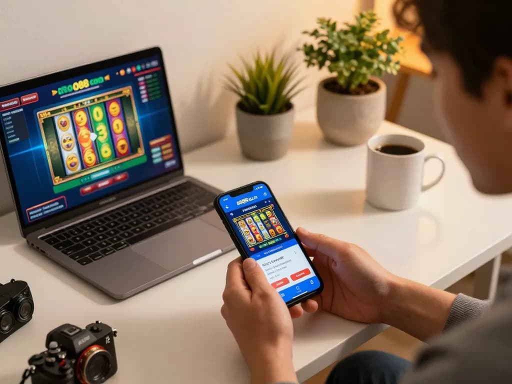 Engaging mobile gaming experience with the alo88 eu com app, showcasing vibrant slot games and player excitement