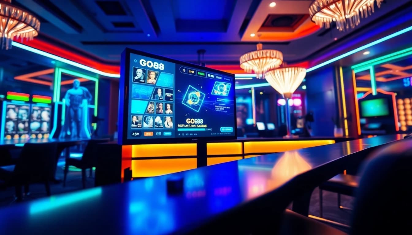 Engaging user interface of GO88 online gaming platform showcasing premium gaming experience.