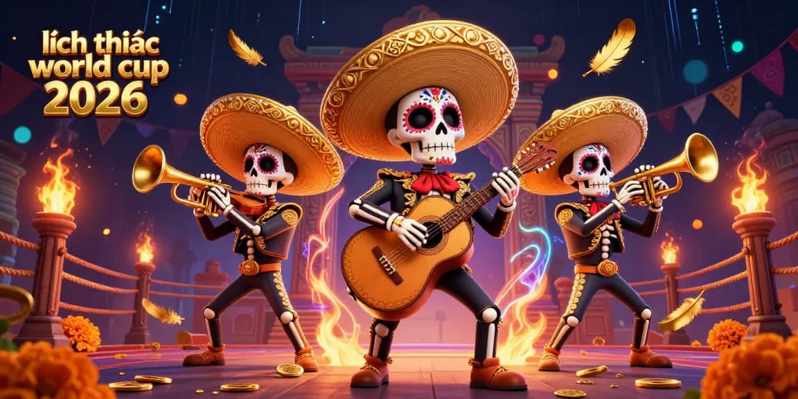Experience the excitement of lịch thi đấu world cup 2026 with vibrant mariachi band and betting elements.