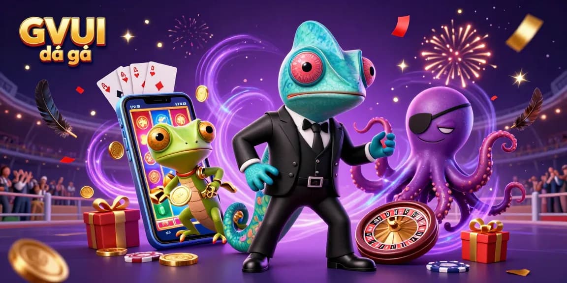 Engage in GVUI đá gà with a colorful array of cockfighting excitement and interactive gaming elements.