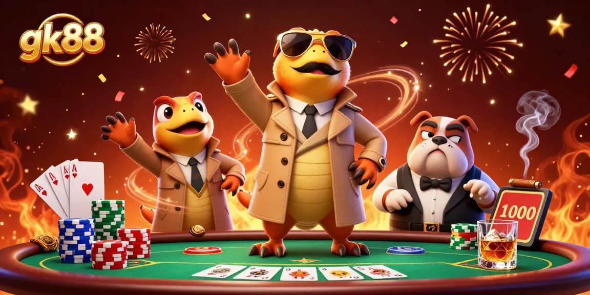 Watch gk88’s raptors cleverly attempt entry into a VIP casino lounge amid festive chaos.