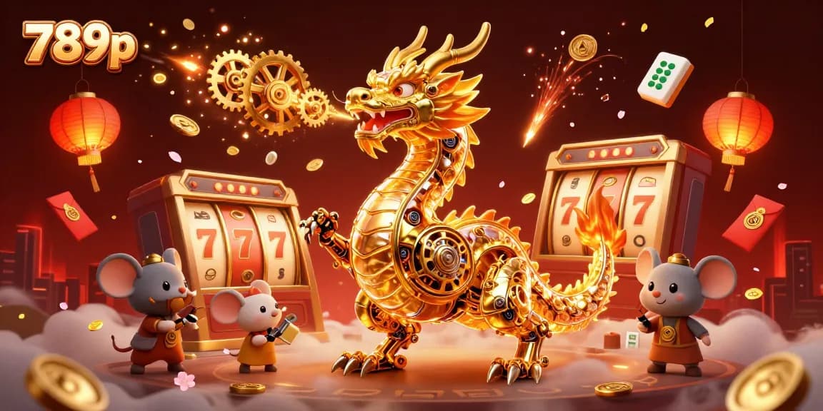 Experience exciting gameplay with 789p's golden dragon and jackpot slots in a vibrant casino setting.
