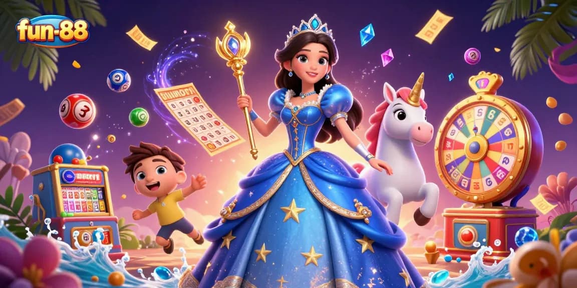 Engage with the world of fun-88, featuring vibrant lottery elements and enchanting characters.