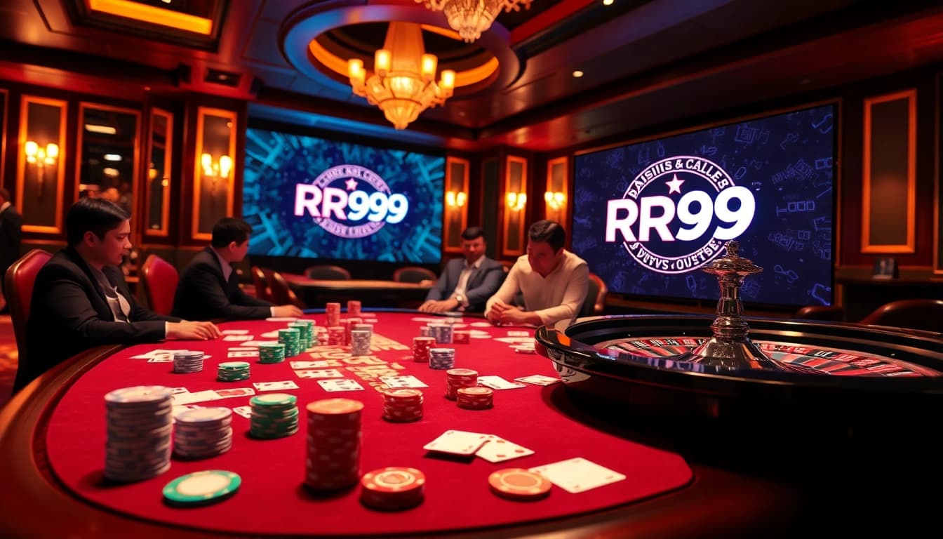Experience the excitement of poker at https://rr99.it.com/ with luxurious chips and a captivating atmosphere.