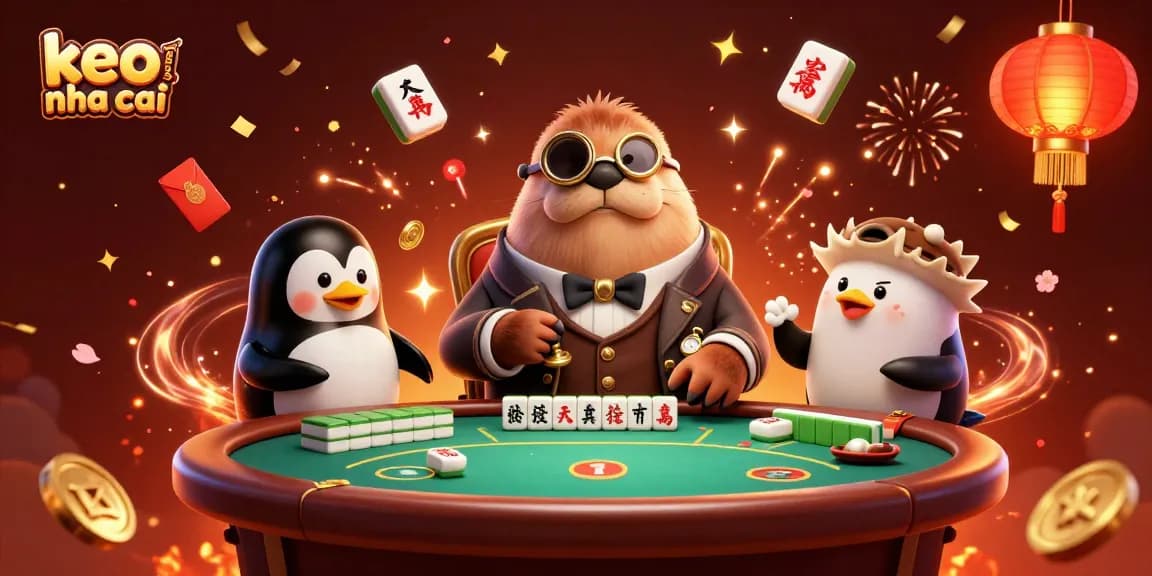 Experience keo nha cai action with charming 3D characters at an exciting underwater poker table.