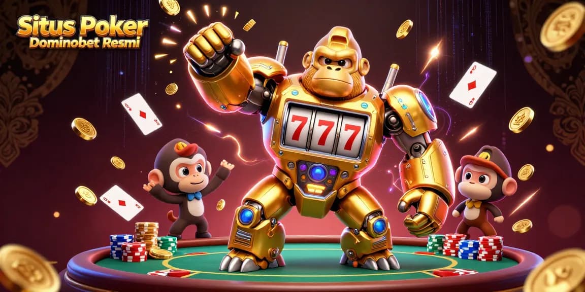 Engage in thrilling gameplay with the Situs Poker Dominobet Resmi, featuring immersive poker action and vibrant game elements.