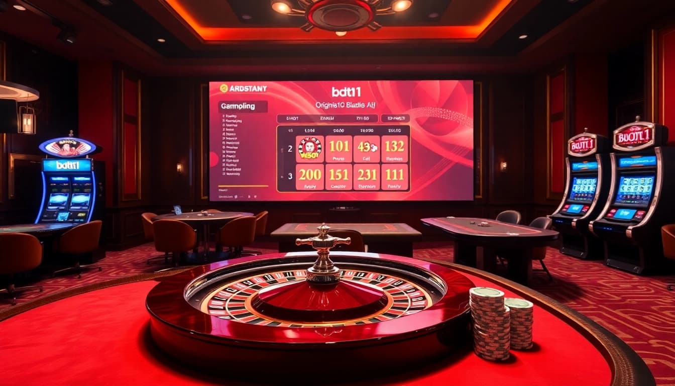 Experience the thrill of the bdtk1 app in a luxurious casino setting with exciting gambling options.