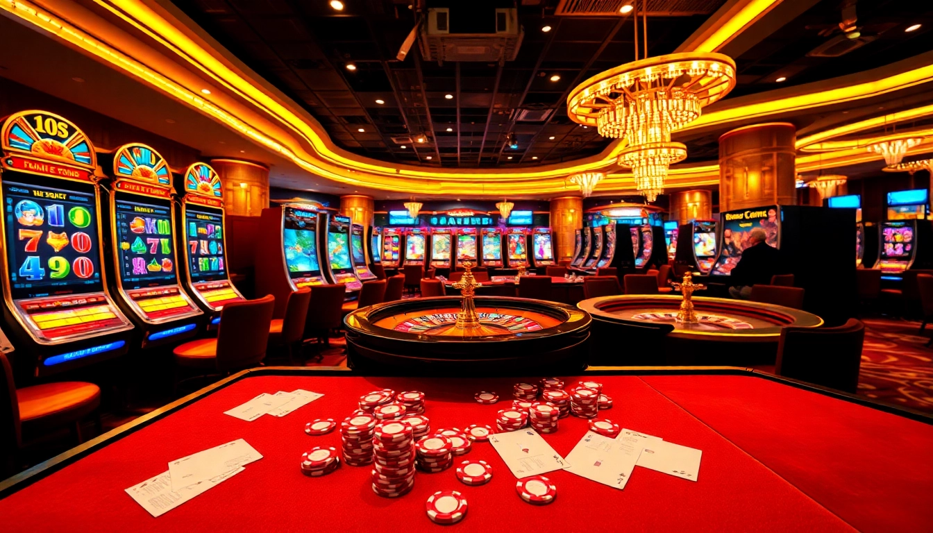 Experience high-energy gambling action at https://sin8899.com/ with dynamic casino tables and vibrant slot machines.
