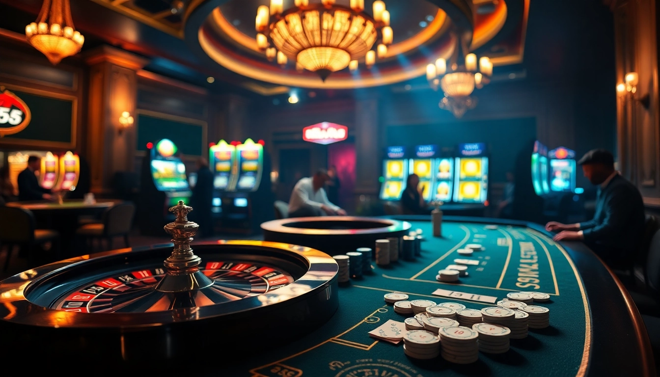 Experience the thrill of gambling at https://bl555.exchange/ with vibrant casino visuals showcasing excitement.