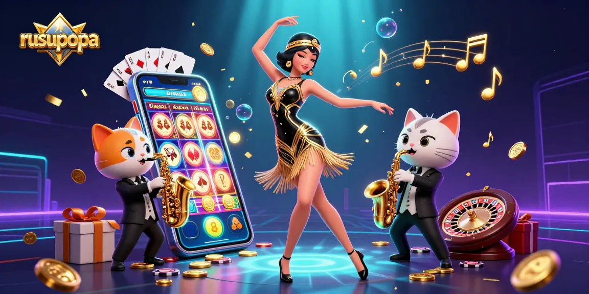 Experience the excitement of rusupopa with vibrant slot games and animated fun.