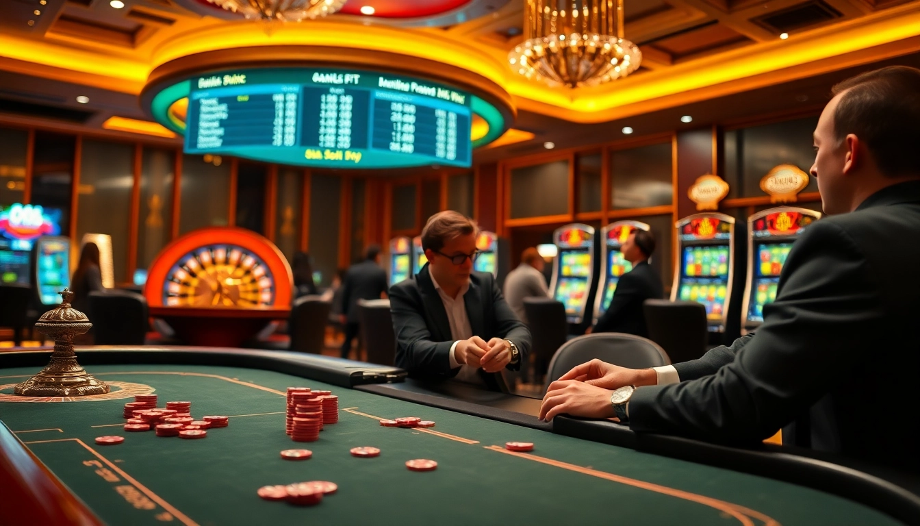 Experience the thrill of gambling at ok365t.fit with lively casino visuals and engaging gameplay.