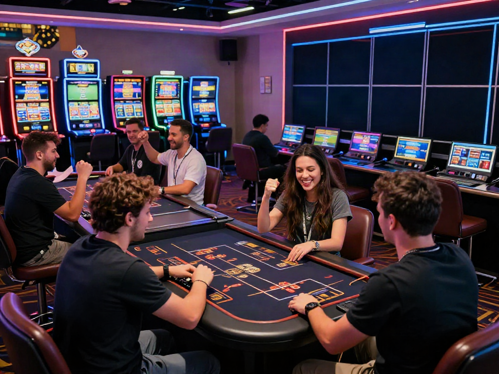 Players enjoying the excitement of online gambling at C168, showcasing diverse games and modern digital interfaces.