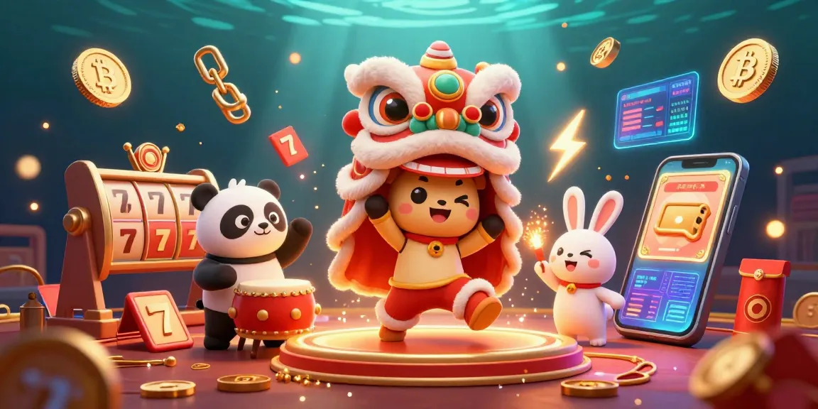 Experience the excitement of one88's casino scene with lively characters celebrating, surrounded by slot reels and crypto elements.