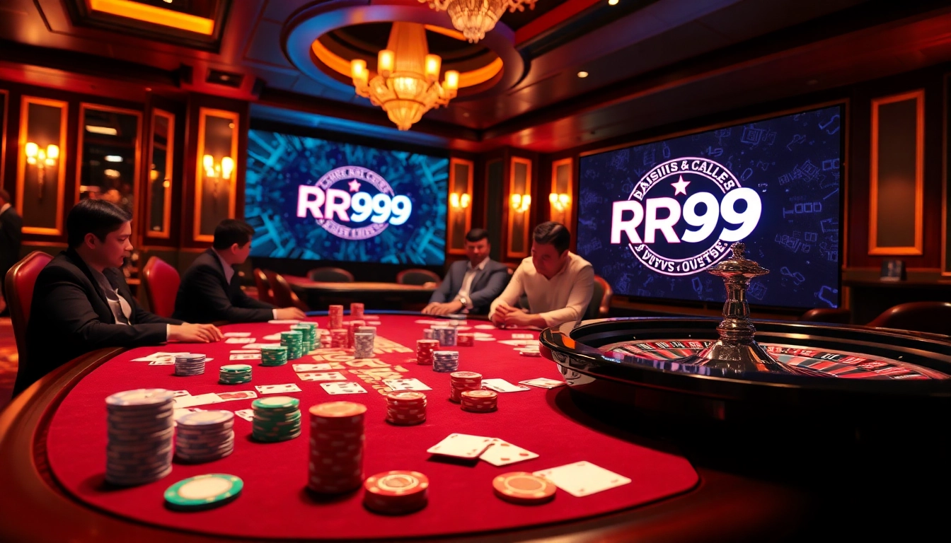 Experience the excitement of poker at https://rr99.it.com/ with luxurious chips and a captivating atmosphere.