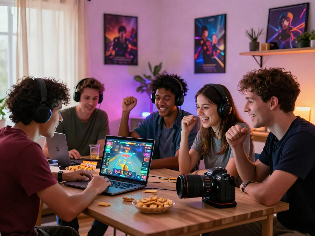 Engaged players enjoying a game at nhà cái da88 in a cozy living room.