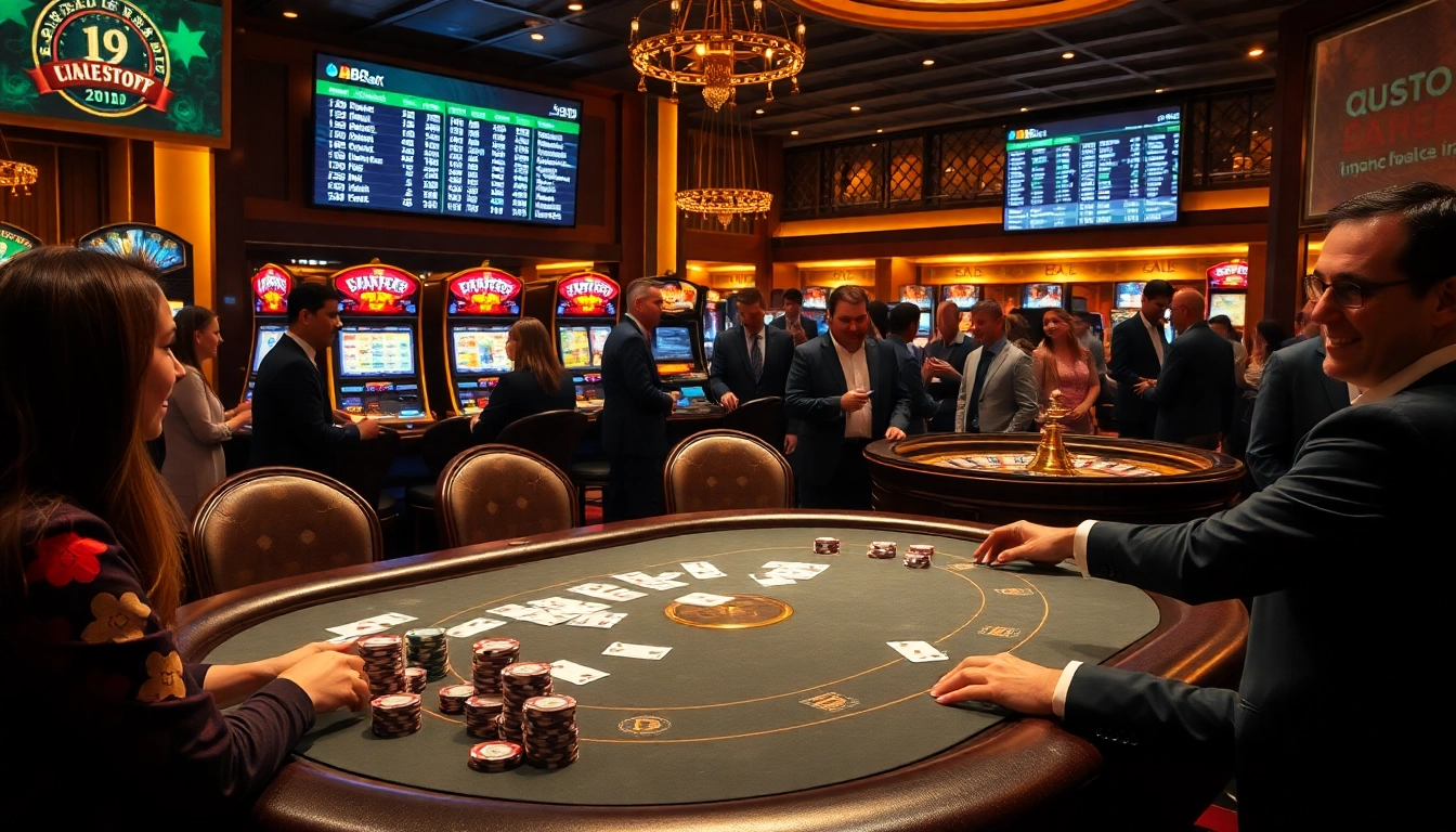 High-stakes gaming scene with luxurious poker table and da88 betting odds displayed