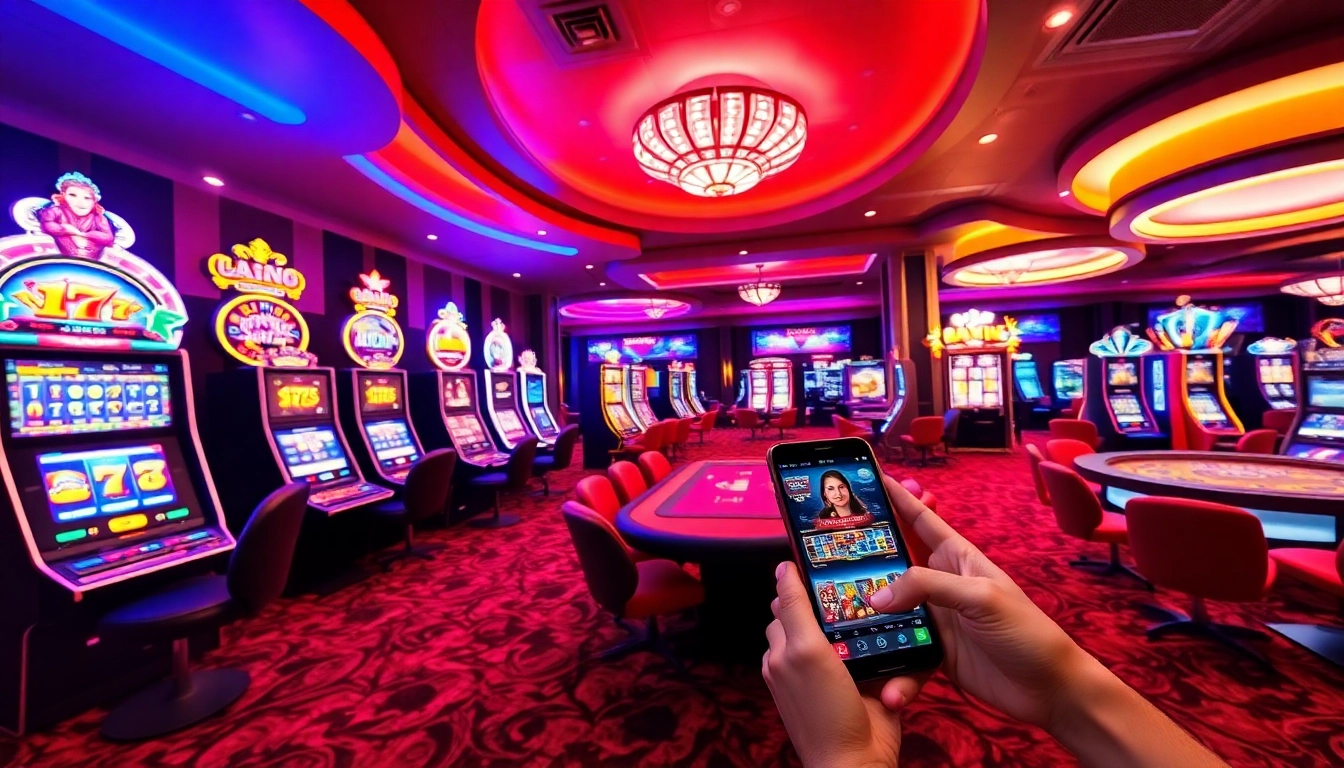A188 online casino experience with colorful slots and live dealer, showcasing a modern gaming environment.