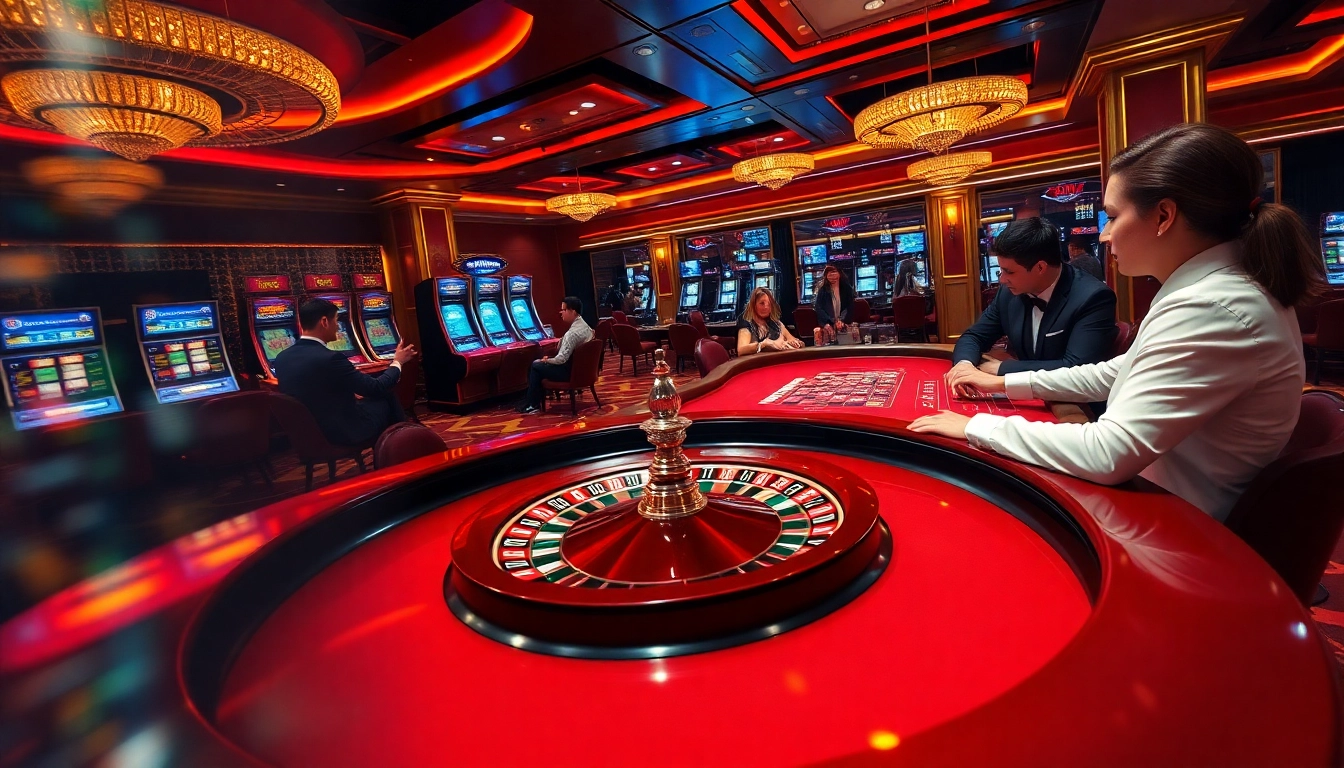 Engaged players enjoying high-stakes games at the WW88 casino.