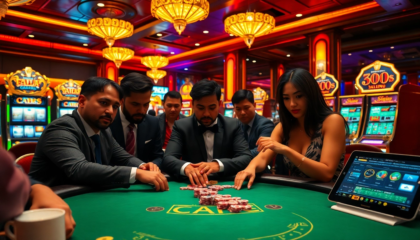 Join the thrilling action at https://nk88s.com/ with vibrant casino tables and intense poker gameplay.