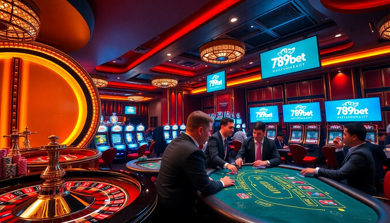 Experience thrilling games and excitement at 789bet casino, featuring a vibrant roulette wheel.