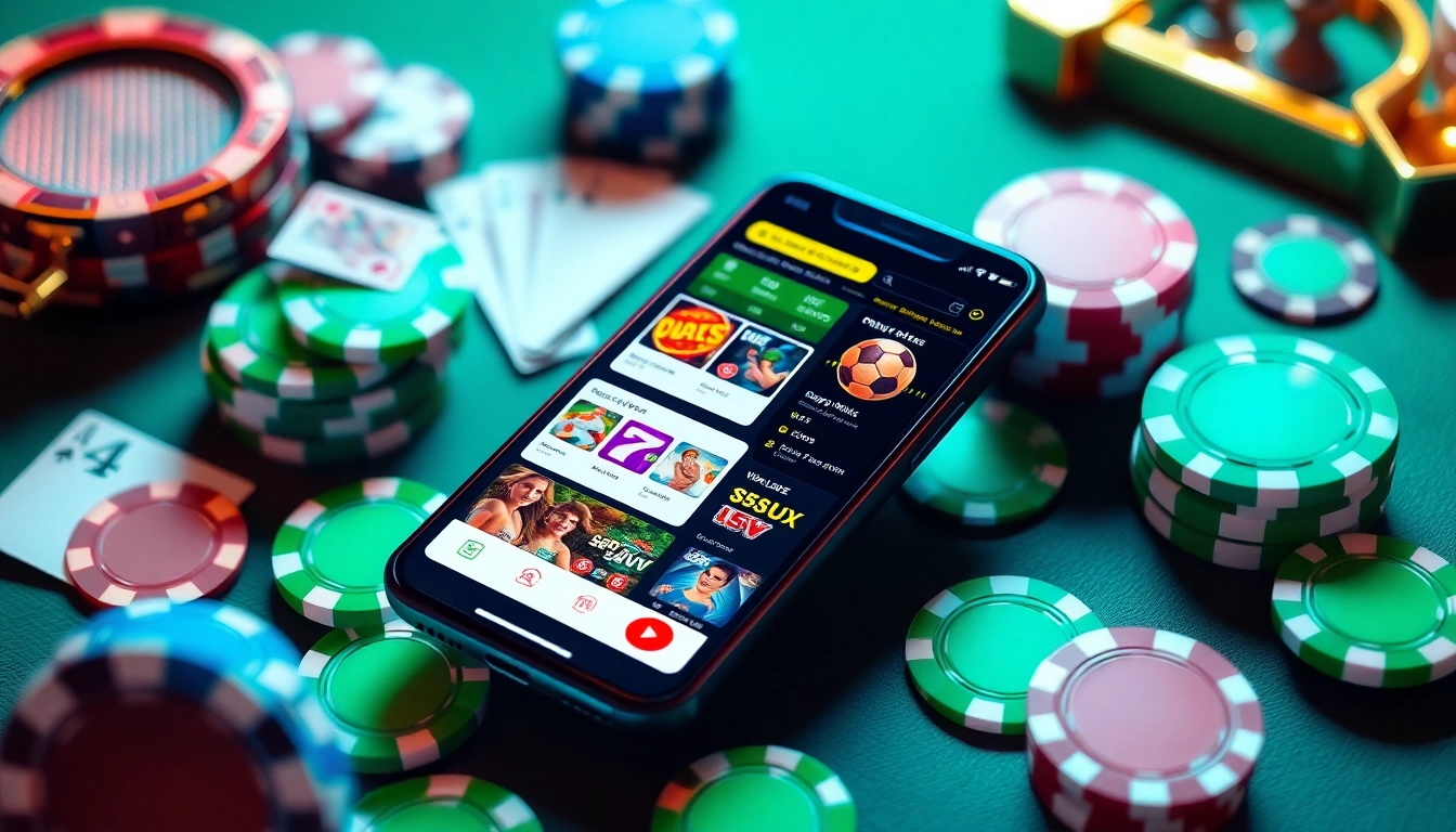 55VV online betting platform featuring vibrant gaming options and a digital interface