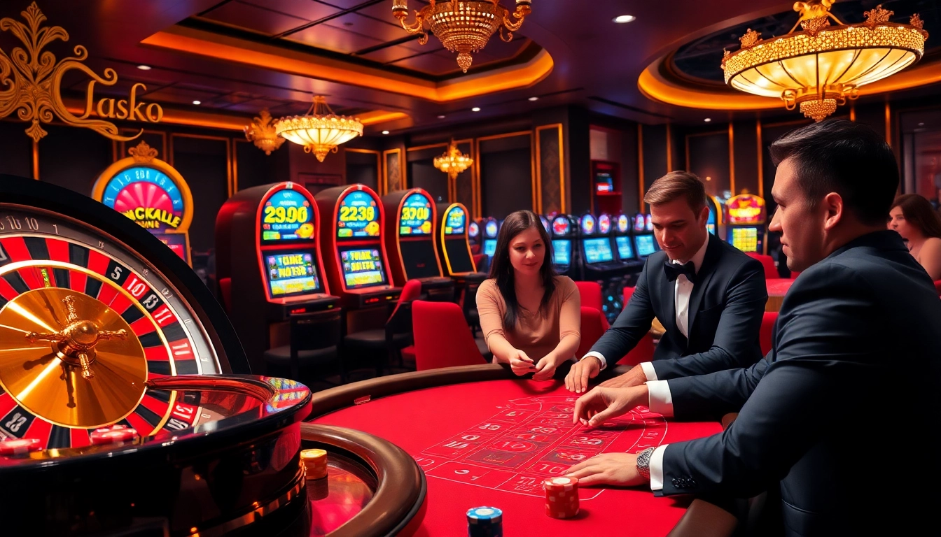 Experience the thrill of gaming at hb88 club with stunning casino setups and engaging players.