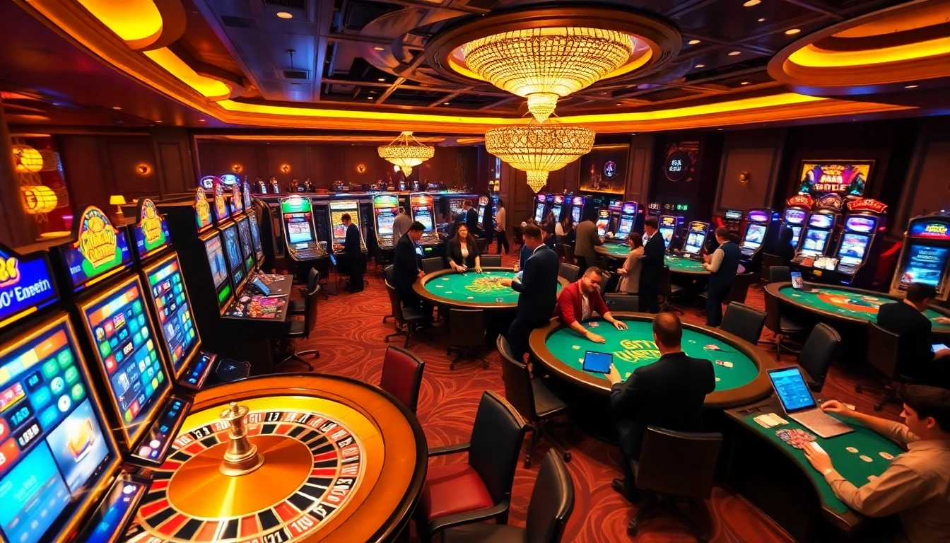 TA88 players enjoying exciting gambling moments at a vibrant casino table.