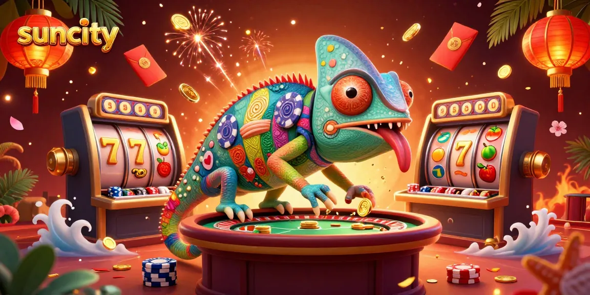 Experience thrilling gameplay at suncity with colorful casino scenes and vibrant gaming elements.