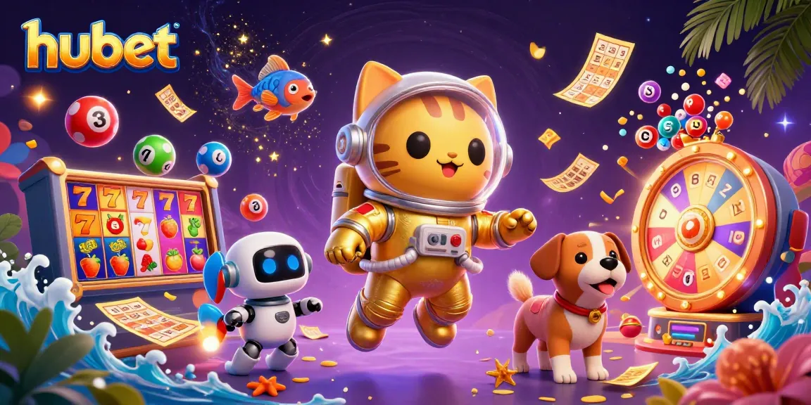 Engage in thrilling gameplay with hubet's captivating casino adventure featuring vibrant slot elements and interactive characters.