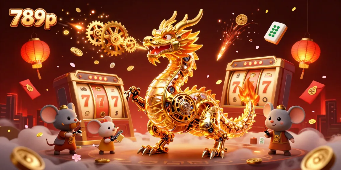 Experience exciting gameplay with 789p's golden dragon and jackpot slots in a vibrant casino setting.